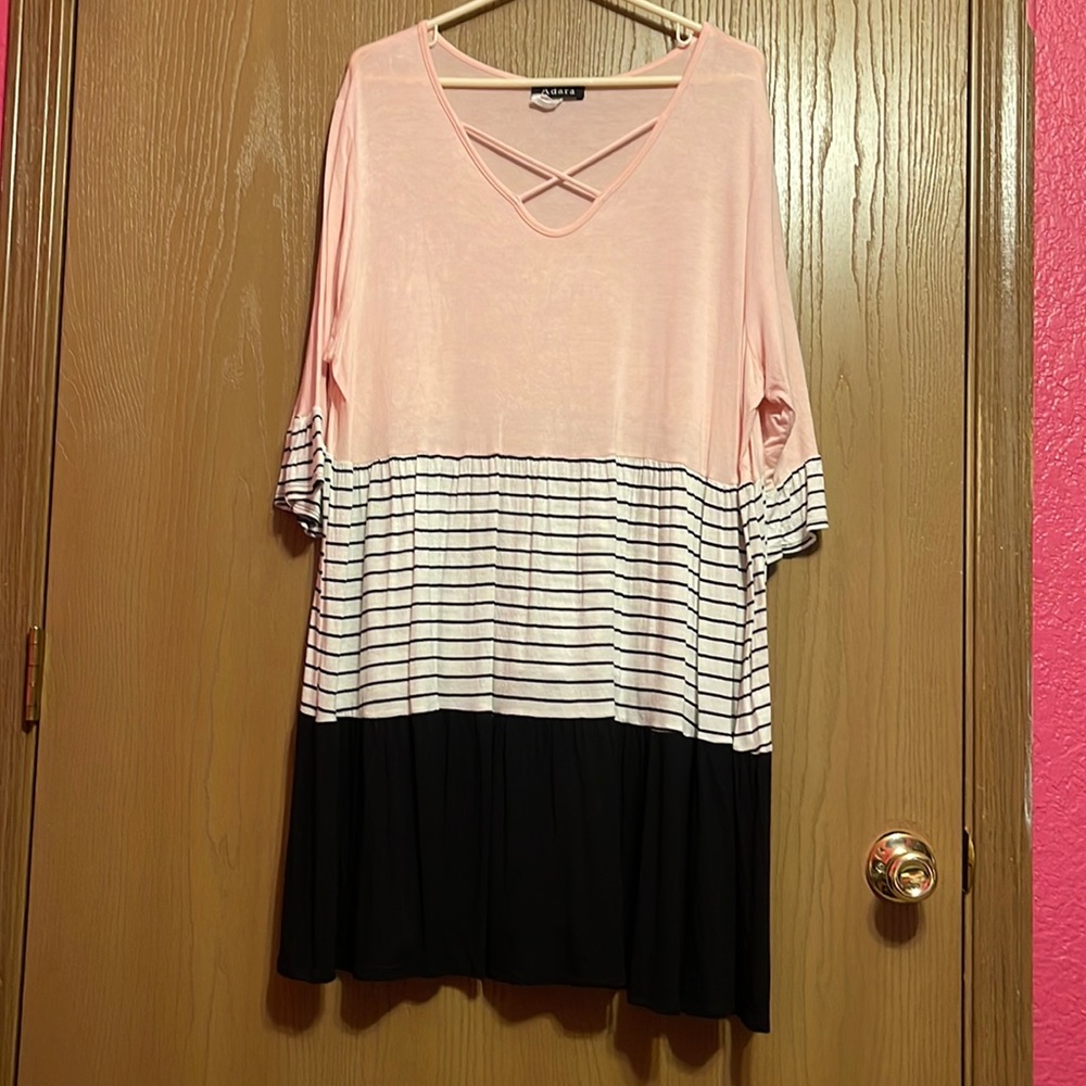 Color block tunic